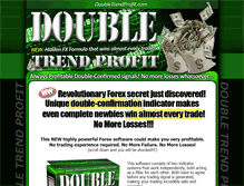 Tablet Screenshot of doubletrendprofit.com